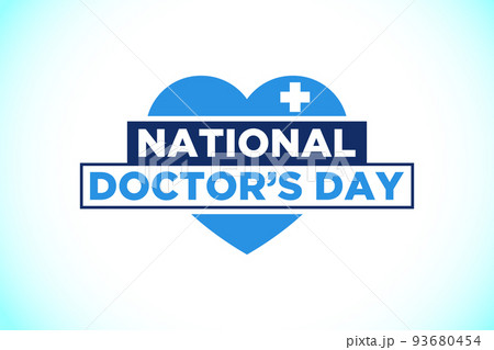 National doctors day. World doctors day template. Vector illustration. 93680454
