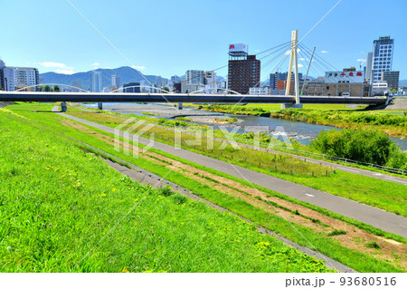 でんでん大橋／豊平川周辺(北海道札幌市)【2022.8】 93680516