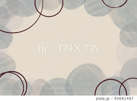 丸柄のモダンな背景 93681487