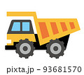 かわいいダンプカーのイラストA 93681570