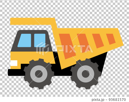 可愛的自卸車圖 A 93681570