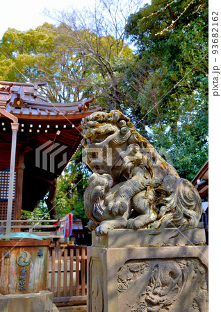 代々木八幡宮 早春の参拝者の風景 代々木八幡宮 早春の参拝者の風景 93682162