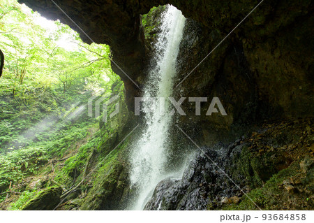 男鹿大瀑　秋田県　男鹿半島　 93684858