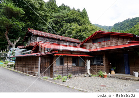 旧中道往還・昭和レトロな町並み【富士河口湖町精進】 93686502