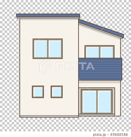 house house house illustration - Stock Illustration [93688586] - PIXTA