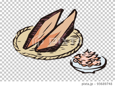 かつおぶし イラスト かつおぶし イラスト 93689748