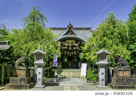東京都　「牛天神」北野神社　拝殿 93692326