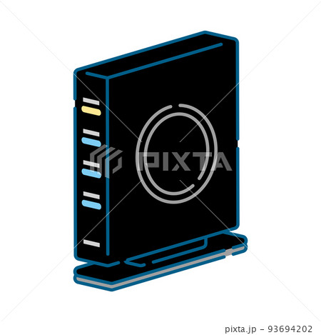 シンプルなルーターのイラスト 93694202