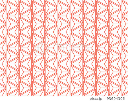 The geometric pattern with lines. Seamless vector background. White and pink texture. Graphic modern pattern. Simple lattice graphic design 93694306