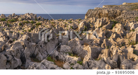 Rocky Coast, Pria Cliffs, Karst Formation, Llanes de Pria, Spain Rocky Coast, Pria Cliffs, Karst Formation, Llanes de Pria, Spain 93695006