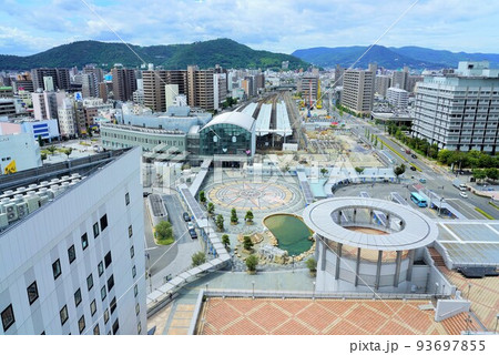 JR高松駅前と周辺（香川県高松市）の写真素材 [93697855] - PIXTA