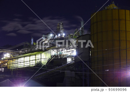 東邦亜鉛工場夜景 群馬県安中市 東邦亜鉛工場夜景 群馬県安中市 93699096