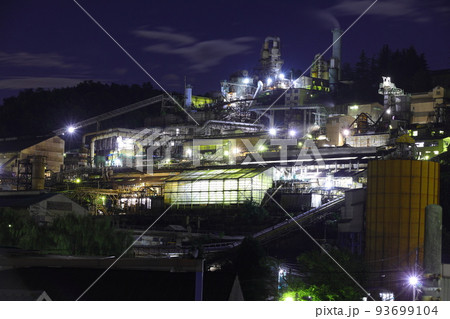 東邦亜鉛工場夜景 群馬県安中市 東邦亜鉛工場夜景 群馬県安中市 93699104