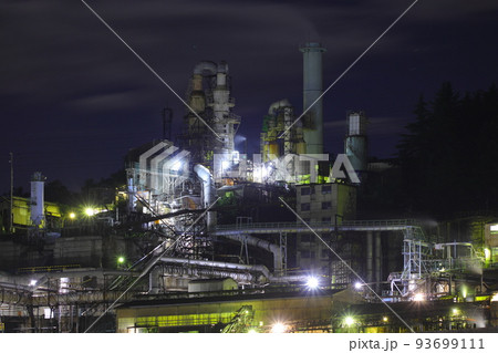 東邦亜鉛工場夜景　群馬県安中市 93699111