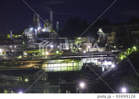 東邦亜鉛工場夜景 群馬県安中市 東邦亜鉛工場夜景 群馬県安中市 93699126