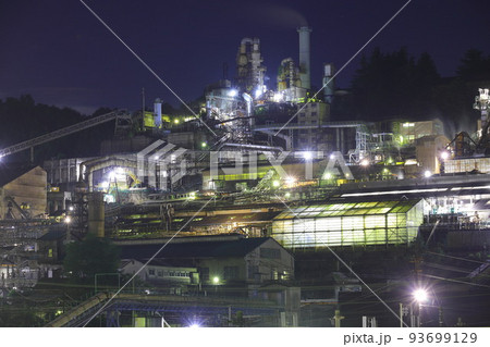 東邦亜鉛工場夜景 群馬県安中市 東邦亜鉛工場夜景 群馬県安中市 93699129