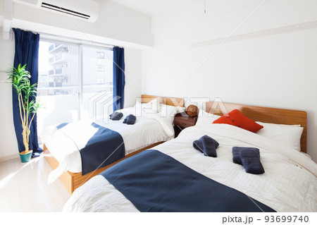 エアコンのあるベッドルーム エアコンのあるベッドルーム 93699740