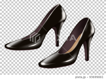 高跟鞋 淺口 簡單 黑色 高跟鞋 淺口 簡單 黑色 93699881