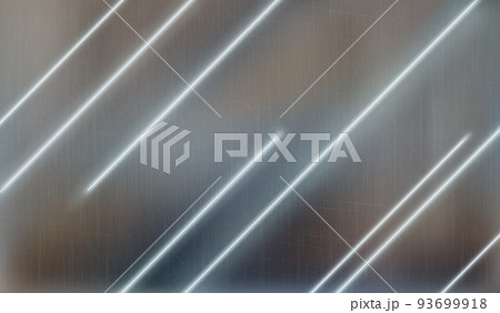 Metal background with modern neon light. 93699918