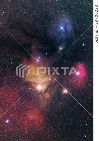 さそり座中心部の散光星雲群 天体写真 さそり座中心部の散光星雲群 天体写真 93700223