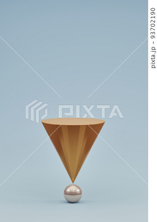 glowing metallic geometric shapes on light blue background, 3d render glowing metallic geometric shapes on light blue background, 3d render 93702190