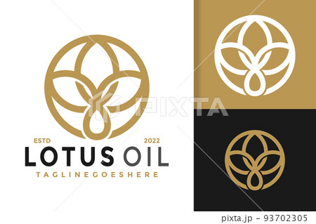Beauty Lotus with Drop Oil Logo Design, brand identity logos vector, modern logo, Logo Designs Vector Illustration Template Beauty Lotus with Drop Oil Logo Design, brand identity logos vector, modern logo, Logo Designs Vector Illustration Template 93702305