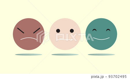 good feedback rating and positive customer review, mental health assessment, child wellness,world mental health day, think positive, compliment day concept. vector. 93702495