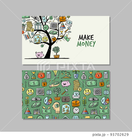 Make money, investment concept art for your business. Creative ideas for cards, banner, web, promotional materials. Corporate identity template. Vector illustration Make money, investment concept art for your business. Creative ideas for cards, banner, web, promotional materials. Corporate identity template. Vector illustration 93702629