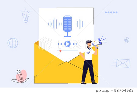 Voice Audio messaging Online chat technology Communication Voice Audio messaging Online chat technology Communication 93704935