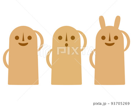ゆるかわいいはにわ3種セット ゆるかわいいはにわ3種セット 93705269