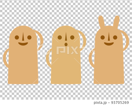 ゆるかわいいはにわ3種セット ゆるかわいいはにわ3種セット 93705269