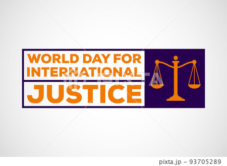 World Day for International Justice, 3d justice hammer and scales World Day for International Justice, 3d justice hammer and scales 93705289