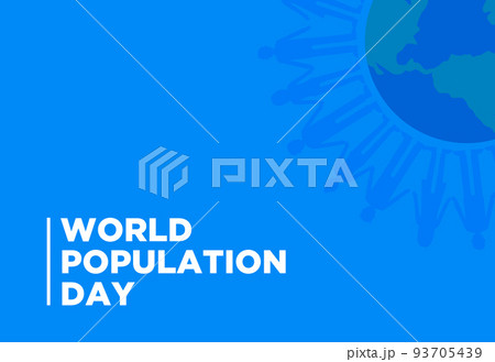 World Population Day July 11. Holiday concept. Background template vector illustration. 93705439