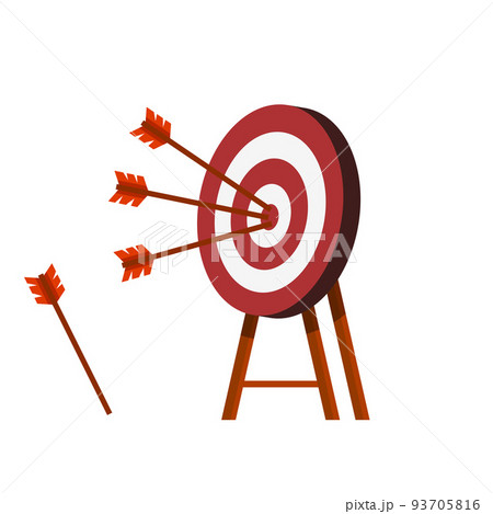 Target for arrows. Business concept Target for arrows. Business concept 93705816