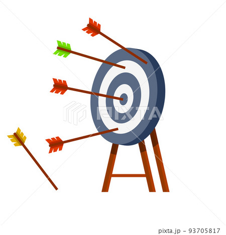 Target for arrows. Business concept Target for arrows. Business concept 93705817