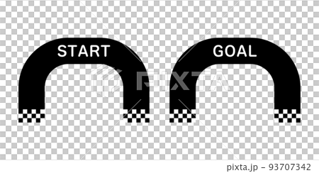 start and finish arch - Stock Illustration [93707342] - PIXTA