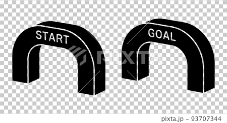 開始和結束拱門 開始和結束拱門 93707344