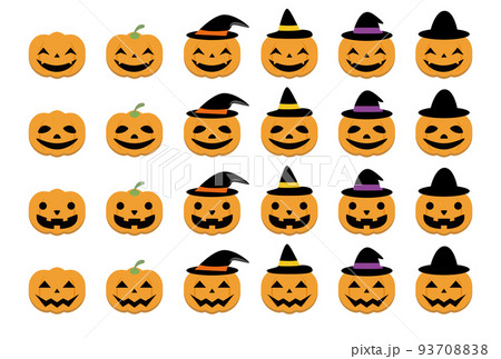 ジャック・オー・ランタン セットのイラスト素材 [93708838] - PIXTA