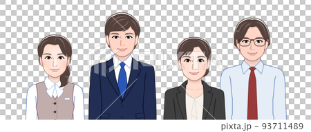 商務場景4人版 93711489