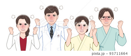 医療現場の4人 93711664
