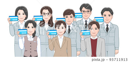 工場で働く人々 93711913