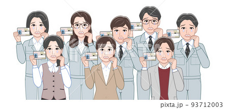 工場で働く人々 93712003