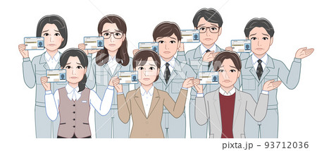 工場で働く人々 93712036