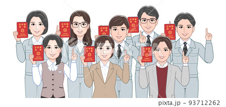 工場で働く人々 93712262