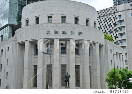 レトロな建物を再現した大阪取引所 レトロな建物を再現した大阪取引所 93713416