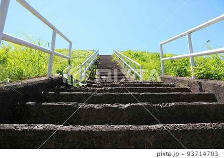 煙山ダム、堤体の階段 93714703
