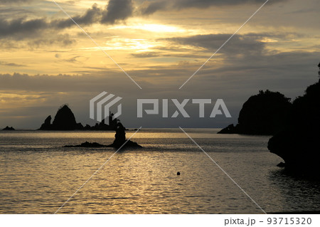 大田子海岸の夕陽 大田子海岸の夕陽 93715320