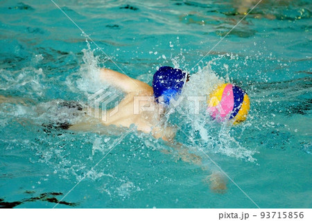 Young men play water polo Young men play water polo 93715856