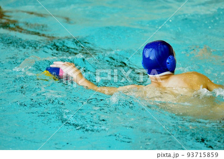 Young men play water polo Young men play water polo 93715859