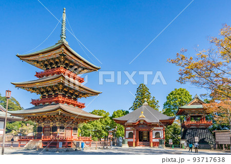 成田山新勝寺　三重塔　一切経蔵　鐘楼 93717638